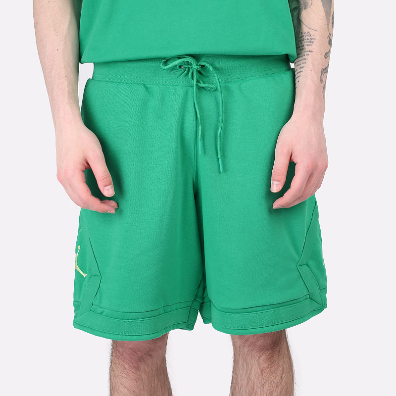 мужские зеленые шорты  Jordan Jumpman Diamond Shorts DC7576-372 - цена, описание, фото 3